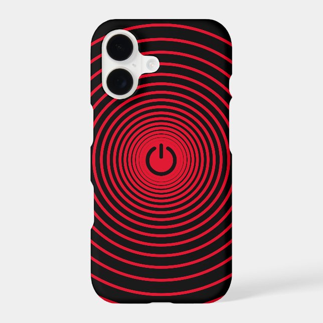 Étui iPhone noir et rouge (Verso)