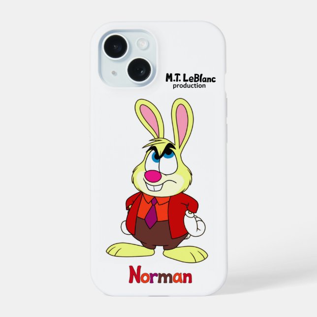 Étui iPhone Norman Bunny (Verso)