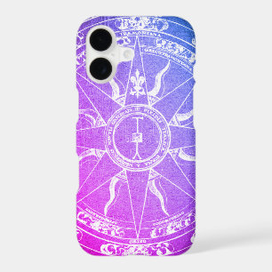 Étui iPhone Old Compass Rose Purple