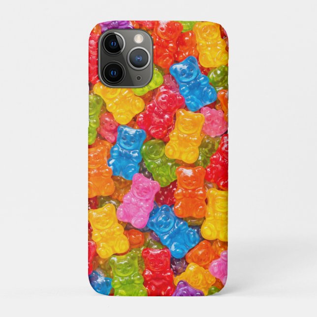 Étui iPhone Ourson Gélifié Mignon  (Dos)
