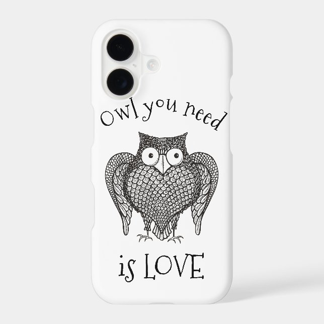 Étui iPhone Owl you Need (Verso)