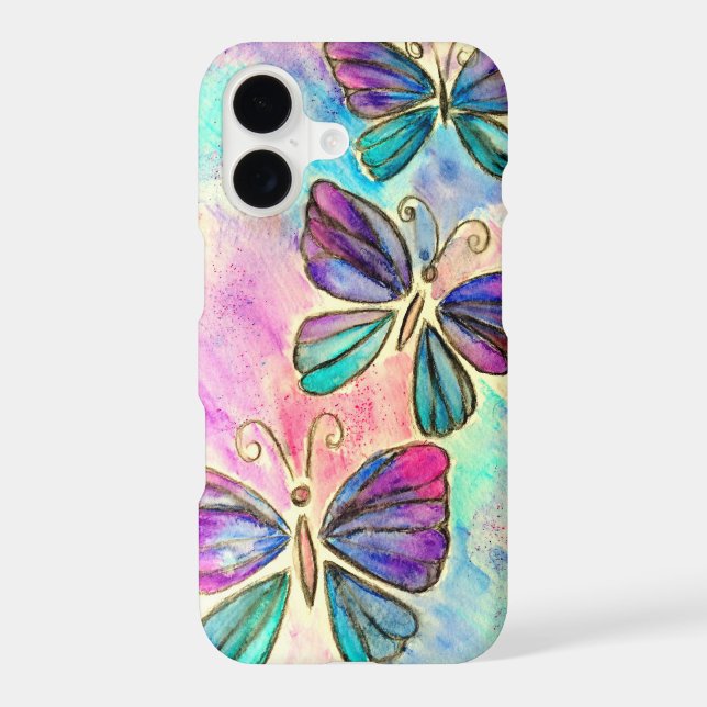 Étui iPhone Papillons (Verso)