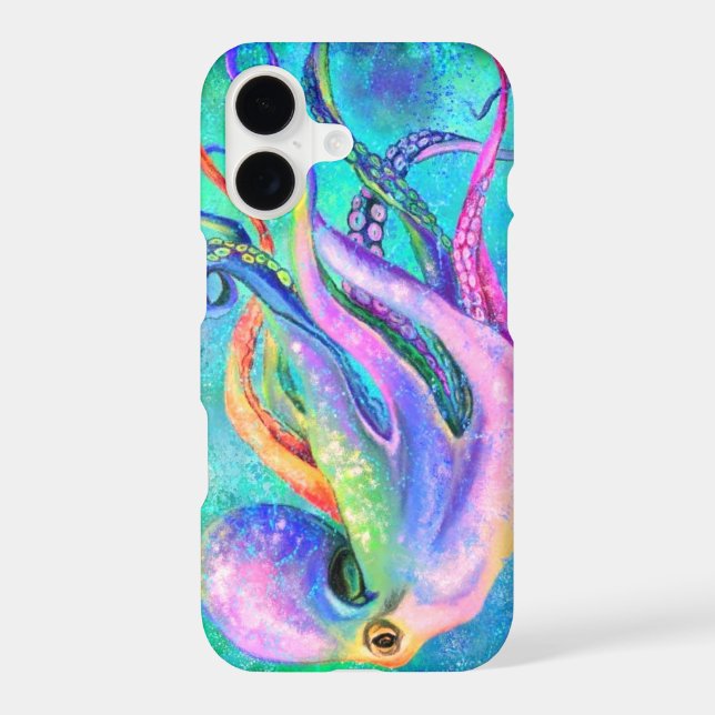 Étui iPhone Pieuvre (Verso)