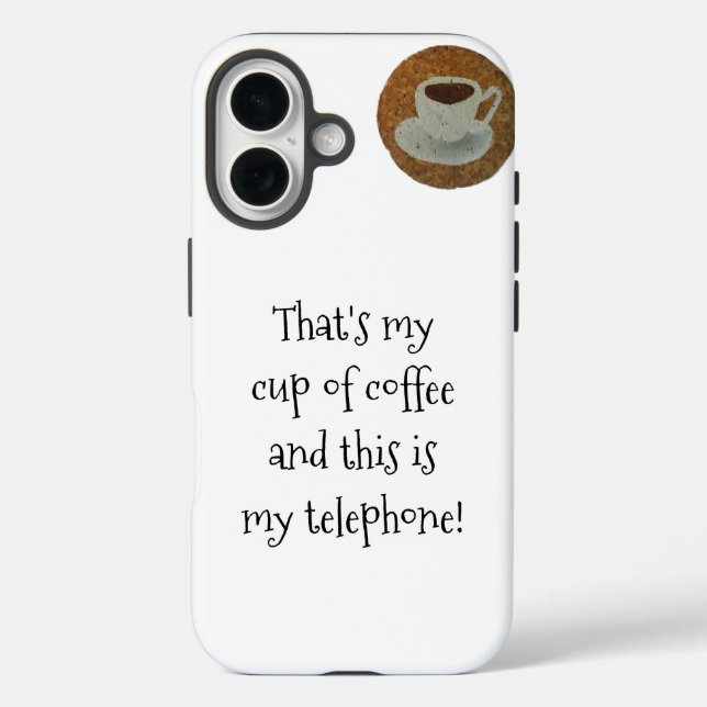 Étui iPhone pour café Espresso (Verso)