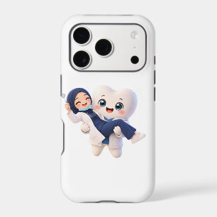 Étui iPhone pour dentiste voilée mignonne & dent j