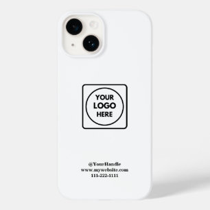 Étui iPhone pour le logo de branding minimaliste p