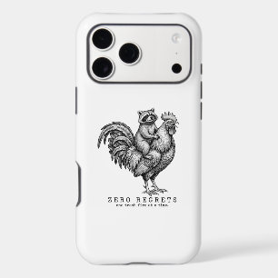 Étui iPhone Raton laveur Coq Cadeau Drôle