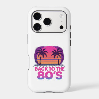 Étui iPhone Rétro Synthwave Retour dans les 80