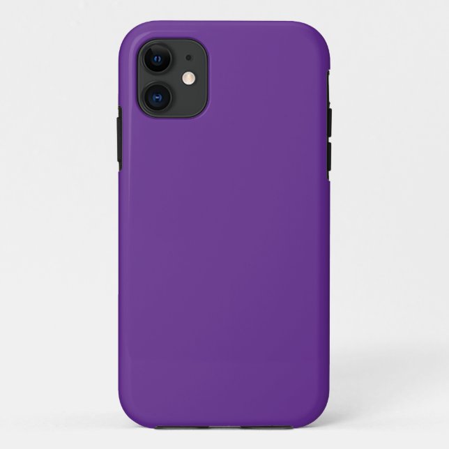 Étui iPhone robuste Case-Mate violet uni (Dos)