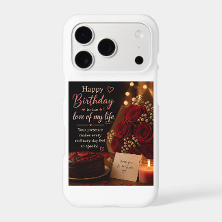 Étui iPhone Romantique Joyeux Anniversaire Amour D