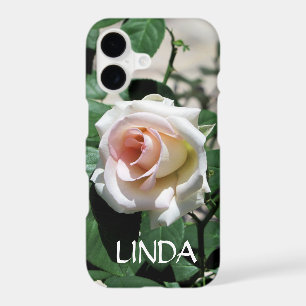 Étui iPhone Rose Blanche