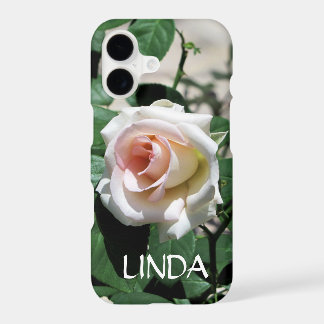 Étui iPhone Rose Blanche
