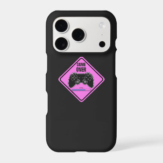 Étui iPhone rose Game Over