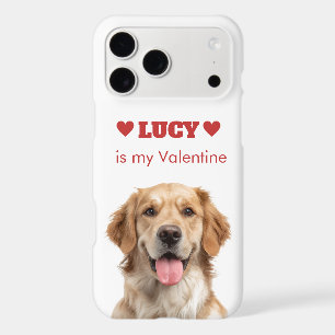 Étui iPhone Saint-Valentin avec photo de chien per