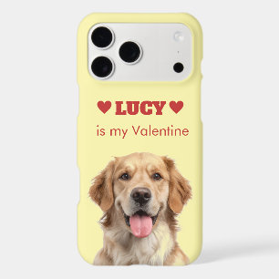 Étui iPhone Saint-Valentin avec photo de chien per