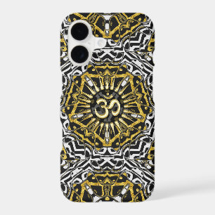 Étui iPhone Sanskrit Om Gold Pentagon Wild One