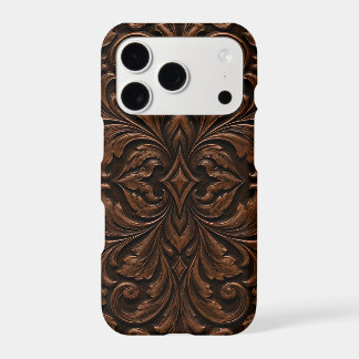 Étui iPhone Western Scroll Outils Sombre