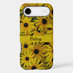 Étui iPhone Yellow Floral Black-Eyed Susan