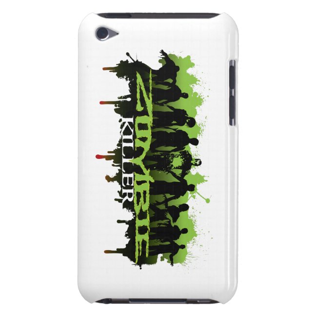 Étui iPod Touch zombi-tueur d'itouch-coque (Dos)