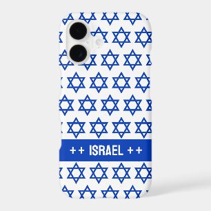 Étui Israël patriotique, étoile de David bleue / I