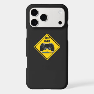 Étui jaune pour iPhone Game Over