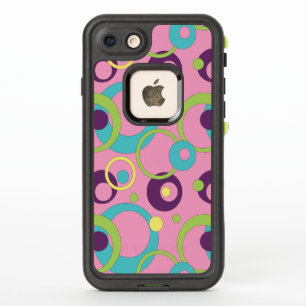 Étui Lifeproof Cercles Rose Funky