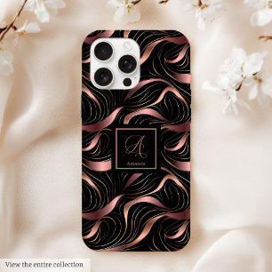 Étui luxe pour iPhone 14 Moderne Métallisé Rose Go