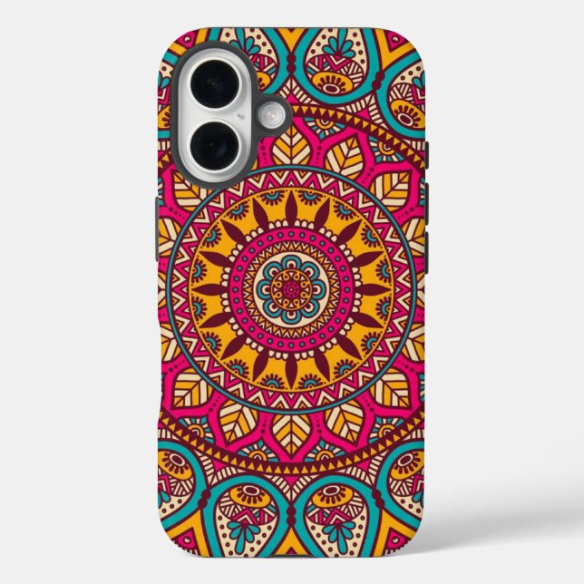 ÉTUI MANDALA COLORÉ (Verso)
