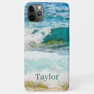 Étui monogrammé Watercolor Ocean Case-Mate pour iP