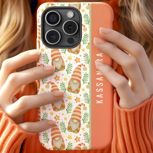 Étui Noël personnalisé Gnome scandinave aquarelle