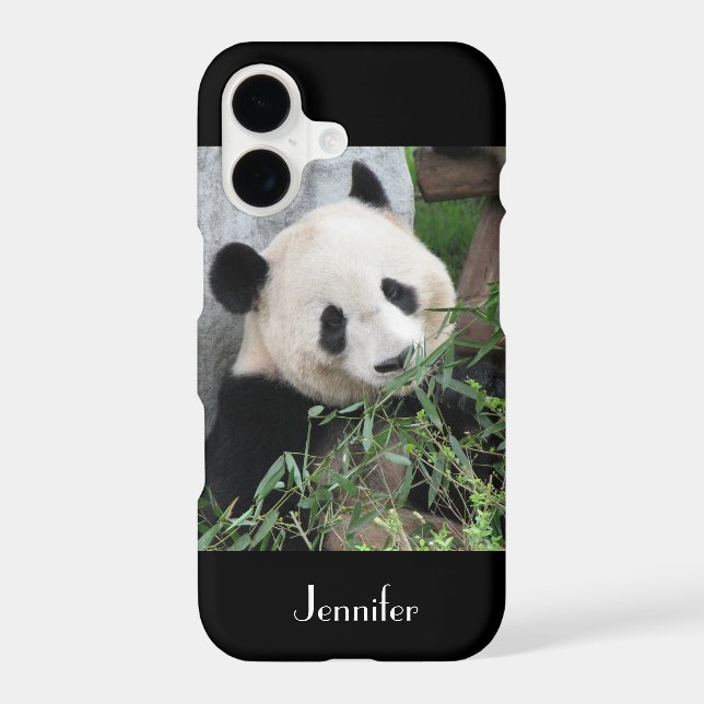 Étui noir casemate Panda géant (Verso)