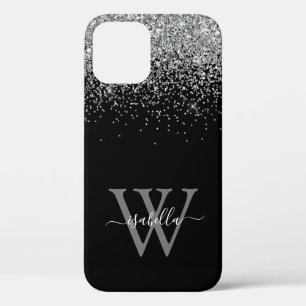 Étui Nommé Script Paillettes Argent Case-Mate