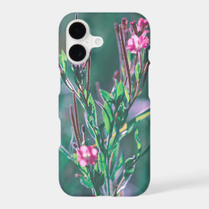 Étui Pastel Vert Clair Fleurs Roses pour iPhone 11