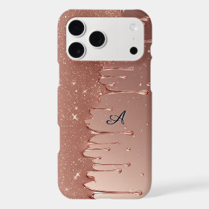 ✨ Étui personnalisé avec nom en paillettes rose do