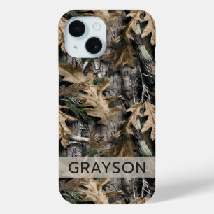 Étui personnalisé camouflage chêne Case-Mate iPhon
