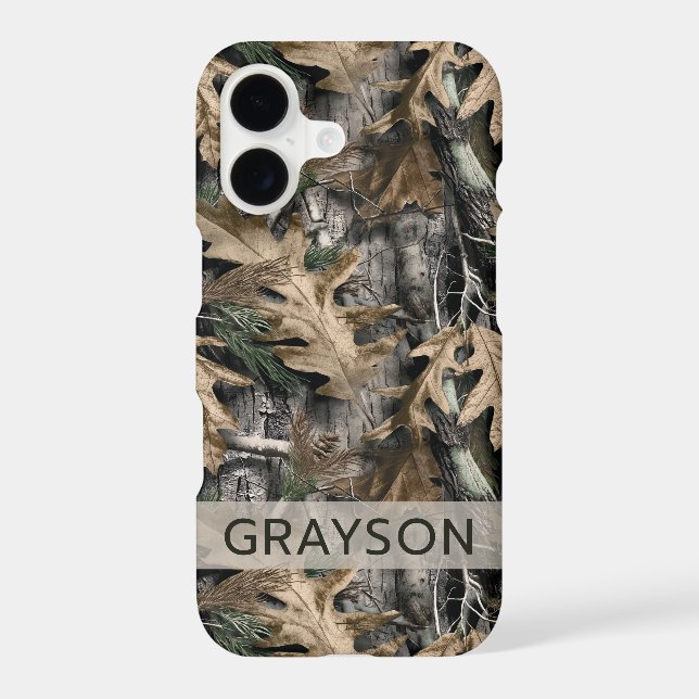 Étui personnalisé camouflage chêne Case-Mate iPhon (Verso)