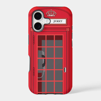 Étui personnalisé pour iPhone 17 Cabine Téléphoniq