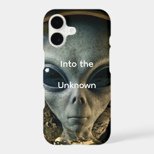 Étui PhonPhone Alien Gris Mystérieux en Tenue Spat