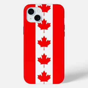 Étui pour Apple iPhone 15 Plus, drapeau du Canada