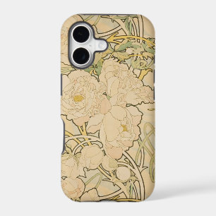 Étui pour Apple iPhone 17 Alphonse Mucha Pivoines