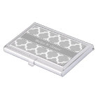 Gris Blanc Marocain #5 gris foncé Nom Monogramme