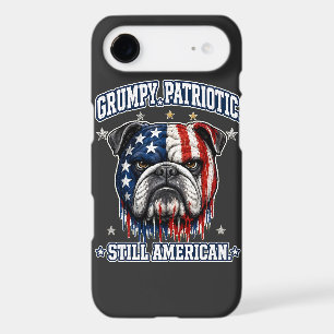 Étui pour chien patriotique grincheux du 4 juillet