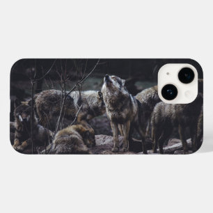Étui pour iPhone 14 Meute de Loups