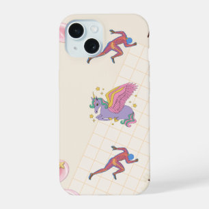 Étui pour iPhone 15 avec une licorne