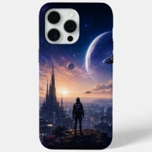 Étui pour iPhone 15 Pro Max • Ville futuriste de s