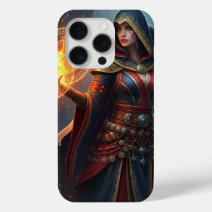 Étui pour iPhone 15 Pro Sorcière Épique Lanceuse d