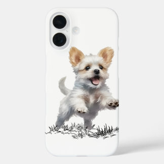 Étui pour iPhone 16 « Chiot Mignon » – Pour les am