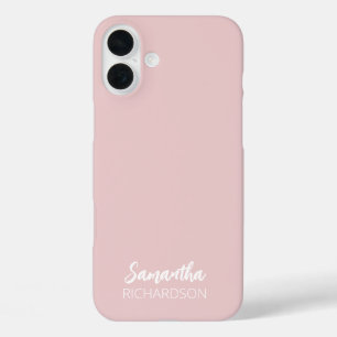 Étui pour iPhone 16 Plus avec nom en écriture manu