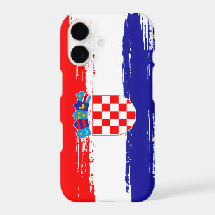 Étui pour iPhone 17 Drapeau Croate – P Patriote Cr
