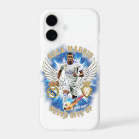Étui pour iPhone 17 Hala Madrid Ne jamais abandonn